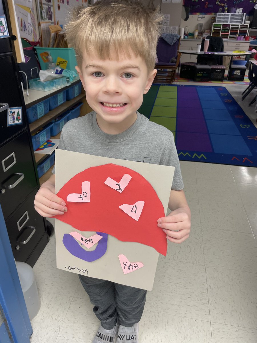 HamJamKinder's tweet photo. My FAV Valentine Lesson! The Day It Rained Hearts! @Donald_ES #sightwordpractice https://t.co/lZTmwKMoKi