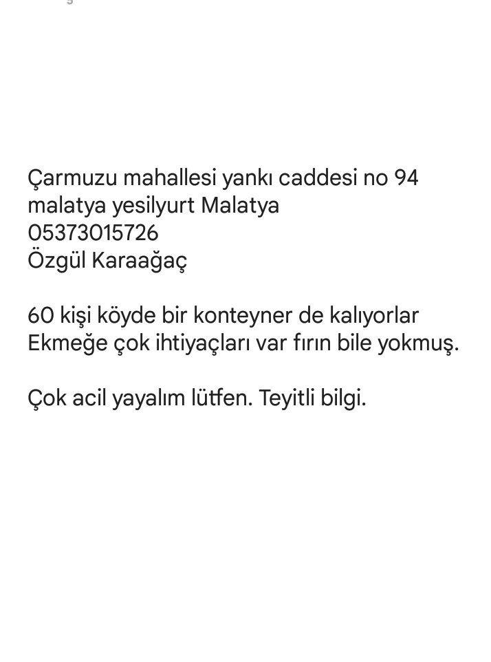 #earthquakeinturkey #deprem #YardimTalebi #acildeprem #malatyadeprem #hatay #marasdepremi #AHBAP #HelpTurkey