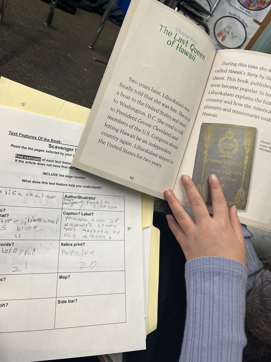 WronkoHamed5th's tweet photo. Nonfiction Book Club day 2. Enjoying a Text Feature/Purpose scavenger hunt together while we explore our selected books @MtView07836 @JOlsyn1109 @KevinRStansber1 @mrobinson322 https://t.co/cd5PIRys1w
