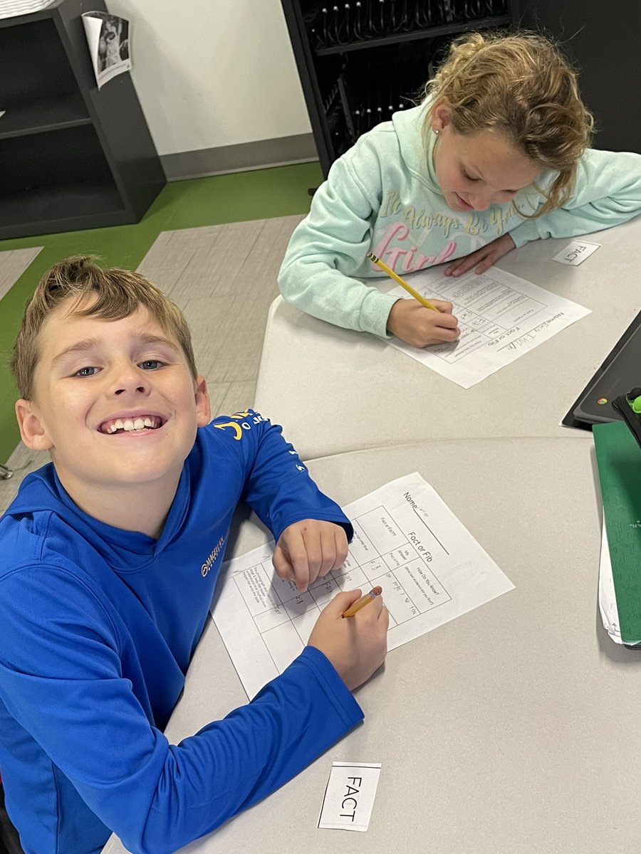 Miss_Lowrey's tweet photo. Practice finding supporting evidence by playing a little game of “fact or fib”! @WISDLagway https://t.co/Px7vN6iyKi