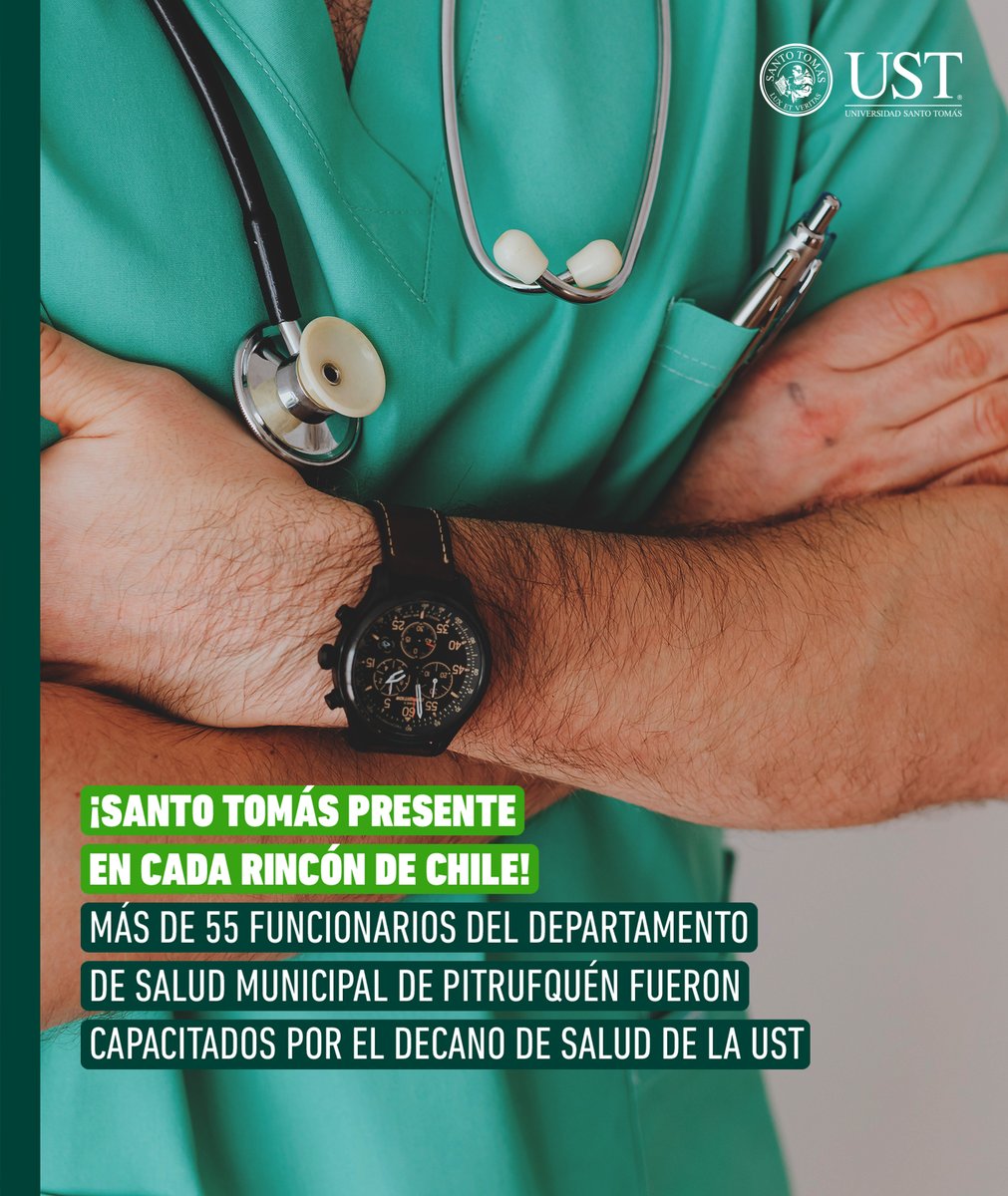 "Actualizaciones en Promociones de la Salud" es el nombre  del curso dictado por el Dr Ricardo Fábrega, decano de la Facultad de Salud #UST a funcionarios del departamento de Salud Municipal #Pitrufquén.

Conoce todos los detalles ingresando acá: bit.ly/3He16Ts 👈🏻.