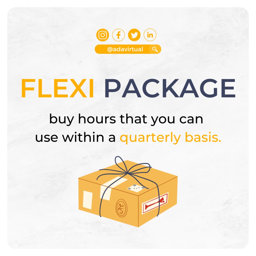 adavirtual's tweet photo. ⭕ We understand that as a small business owner your needs can flex and change. 
You may need slightly more hours one month and hardly any the next. https://t.co/Y1FZYXcdTY