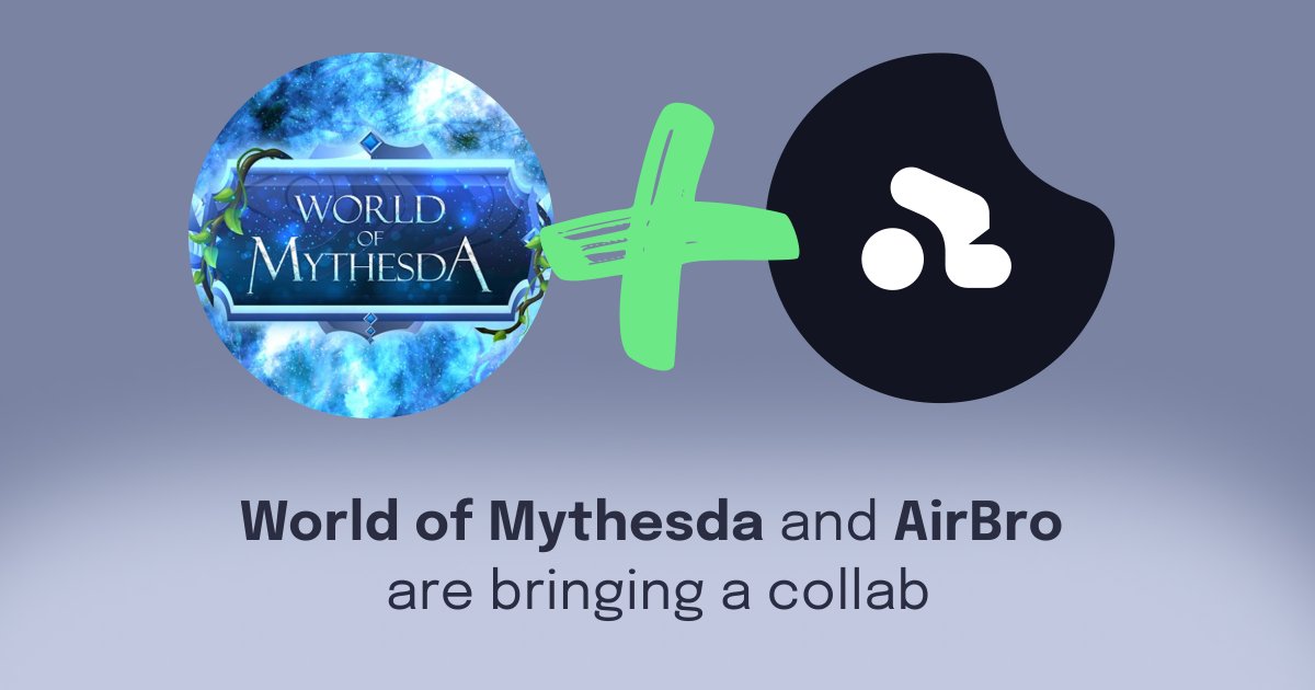 AirBr0's tweet photo. New Campaign Alert 🚨

@WorldOfMythesda x @AirBr0 are giving away🎁 ➡️15WL spots for discount mint at 0.02 $ETH

How to participate 👇🏼
1️⃣Join until February 15th
2️⃣Download your new PFP 
3️⃣Hold the PFP until Feb 19th
https://t.co/27iN28nUCa https://t.co/ozROWMkEwS