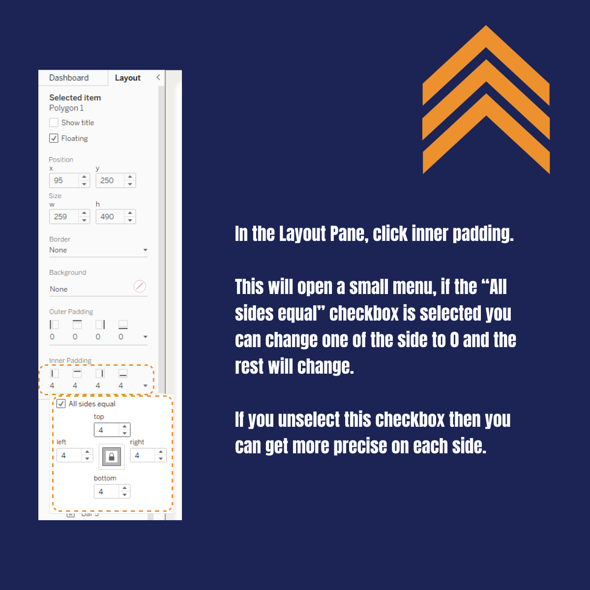 thedataveteran's tweet photo. Another week another #WeeklyTableauTip!! This week I got a question about padding and how to change it to create a better viz. This is a really handy tip especially if you are #teamtiled in #tableau. I hope this helps out #datafam and catch me next week for another tip!! https://t.co/oGHKxoNRse
