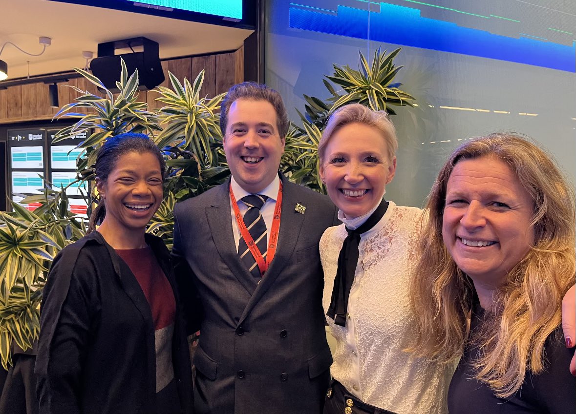 Really great to welcome @McIntoshNichole @GemmaStacey10 and @LucyBrownFNF along to our celebration reception last night! Thanks for coming and thanks for the support of @FNightingaleF