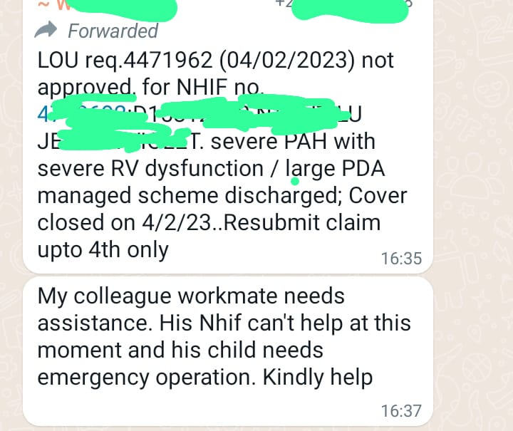 Jarke_Benson's tweet photo. #sakajaaddressnhif
#Nhif https://t.co/ZXO4FppRVU