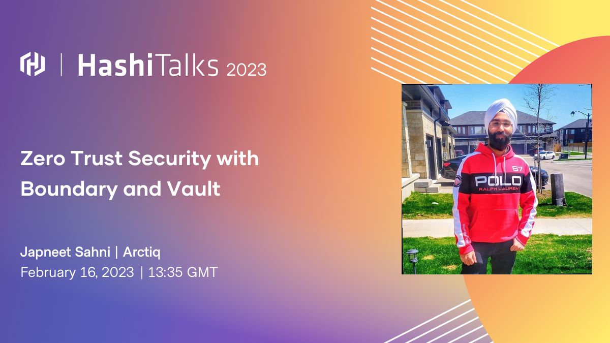 Don't miss the opportunity to gain valuable insights and knowledge from our #Cloud and #DevOps expert Japneet Sahni in his upcoming live-streamed #HashiTalks session next Thursday!

Secure your spot now:
events.hashicorp.com/hashitalks2023