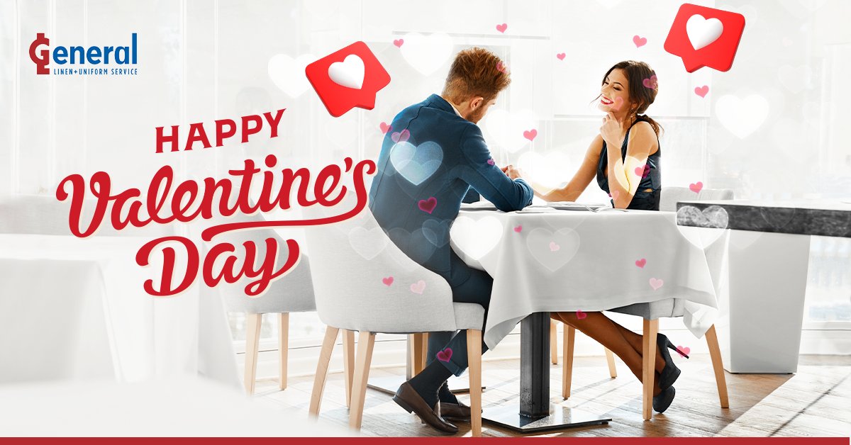 Roses are red, violets are blue, we’re so lucky to have clients like you! Happy #ValentinesDay from General Linen. ❤️
