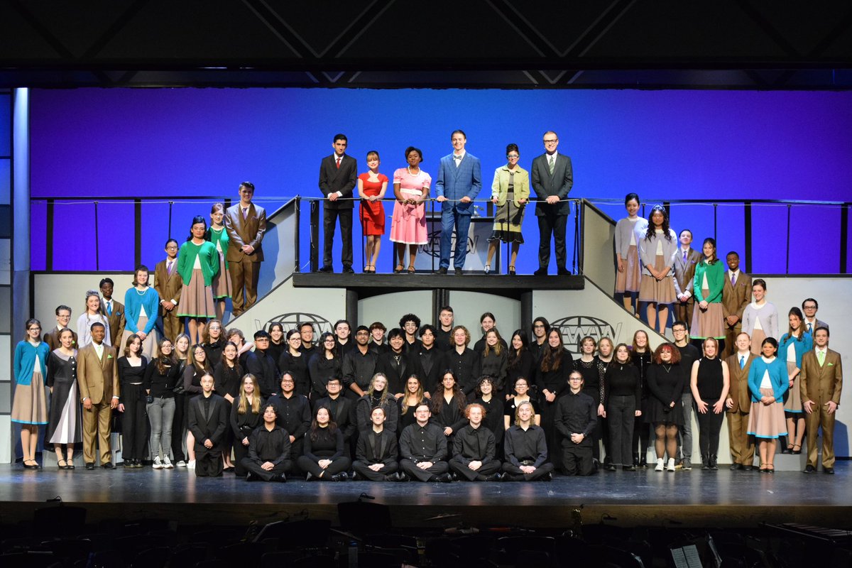 I am so proud of our kiddos that performed in the cast, crew, and pit of the musical this year. They worked so hard and put in a TON of extra hours last month in individual practice and rehearsals. Very proud of all of you, and thank you for the extra time, effort, and passion.