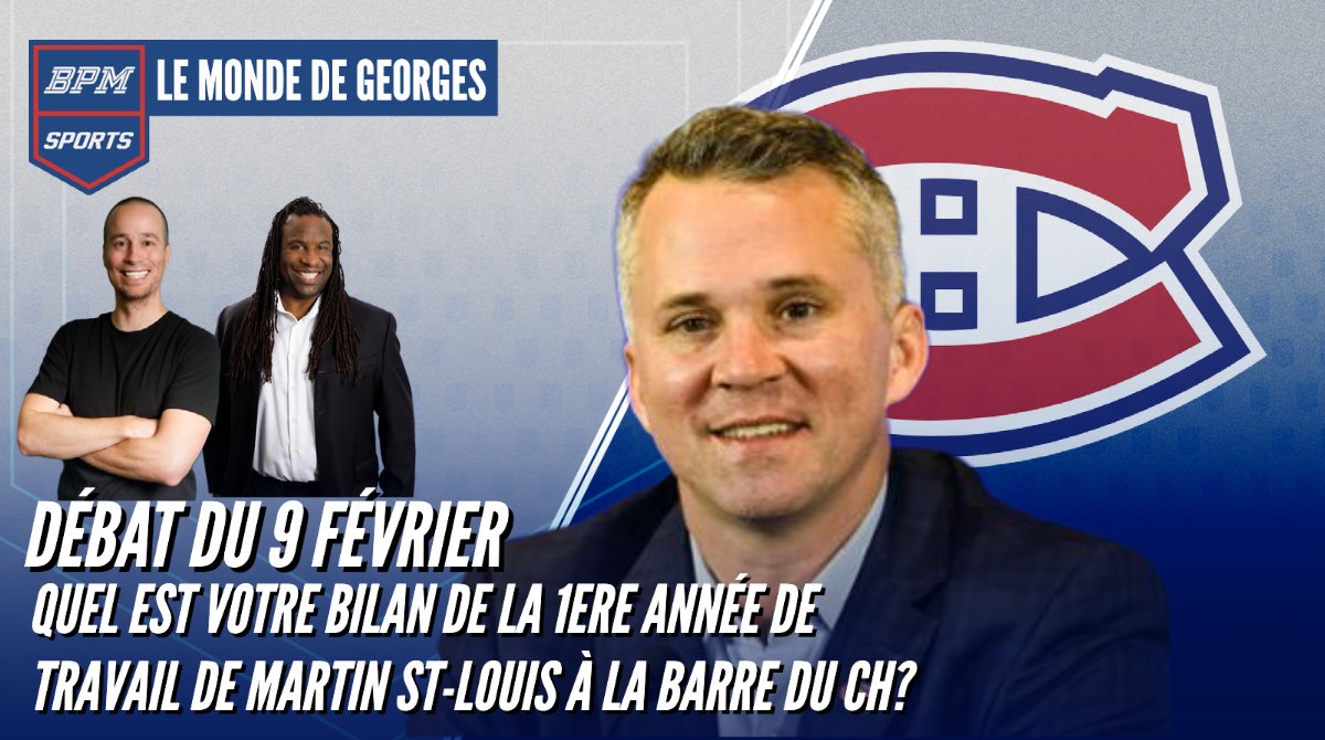 BPMSportsRadio's tweet photo. Comment évaluez-vous le travail de Martin Saint-Louis après un an à la barre du Tricolore? 🔵⚪️🔴
Georges et Max en débattent AUJOURD'HUI dans Le Monde de Georges. Ne manquez pas ça!
Écoutez nous EN DIRECT ⬇️ https://t.co/1CwDXofm6s
#lemondedegeorges https://t.co/ROOu9yjMAY