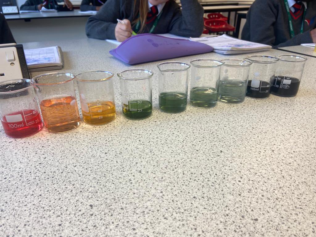 gorse_ruth's tweet image. Year 7 students have been making PH rainbows today in science 🌈 #science #phvalue #practical