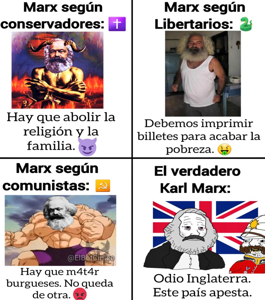 Las versiones de Karl Marx ⚒️