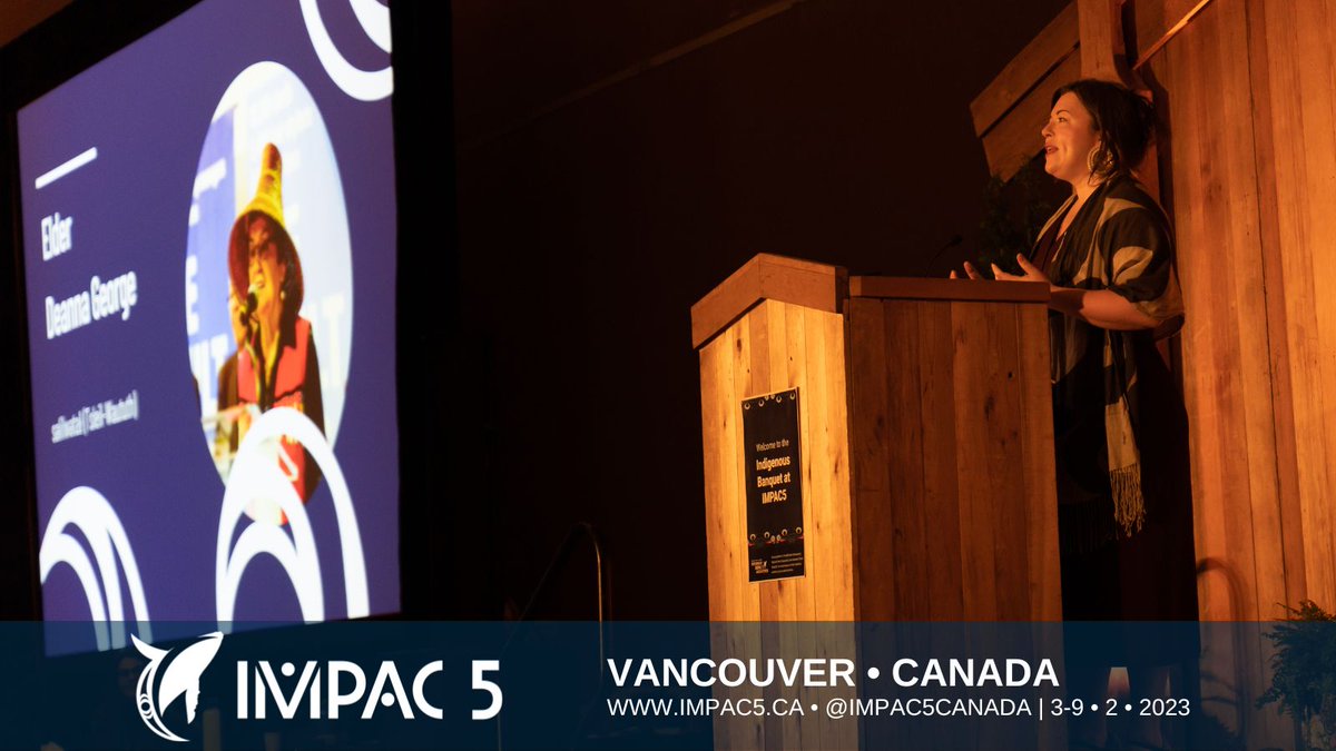 IMPAC5Canada's tweet photo. The Indigenous Banquet earlier this week at #IMPAC5 provided an opportunity for Indigenous participants to come together, build on the many connections woven during the Congress, and create new ones. https://t.co/r19txPOXeh
