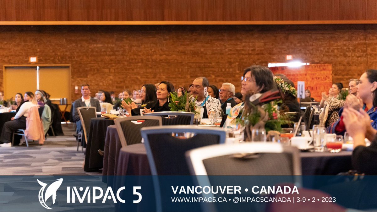 IMPAC5Canada's tweet photo. The Indigenous Banquet earlier this week at #IMPAC5 provided an opportunity for Indigenous participants to come together, build on the many connections woven during the Congress, and create new ones. https://t.co/r19txPOXeh