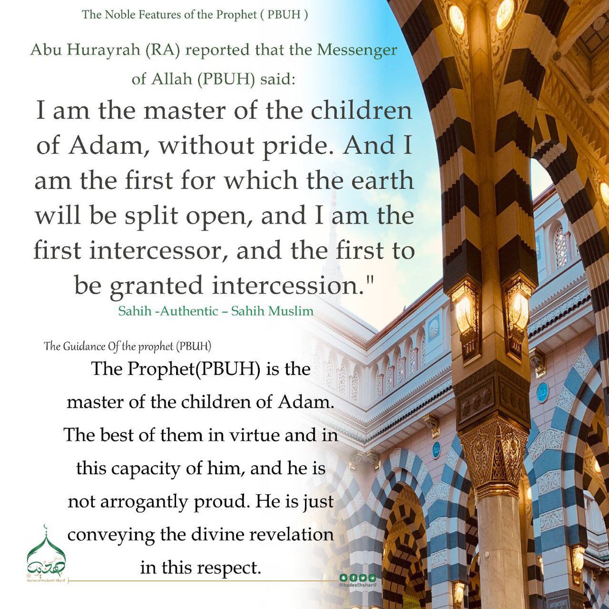 ✨ شُعَاعٌ مِنْ هَدْيِ النَّبِيِّ ﷺ ✨ tweet media