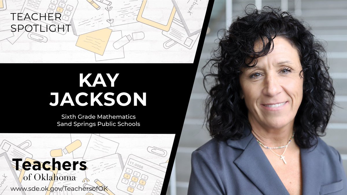 “Education can take you anywhere you want to go.” -Mrs. Jackson, Sand Springs Public Schools

Read her full story here: facebook.com/10008414206462…

#oklaed #teachersofok <a href="/SandSpringsPS/">Sand Springs Public Schools</a>