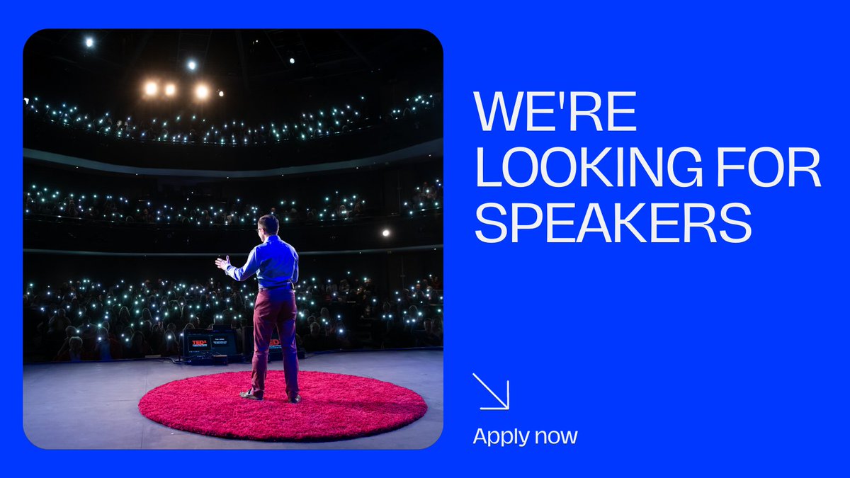 We're back and we're looking for speakers. 

Whilst we settle on a date for our 2023 event, we want to hear from speakers with ideas worth spreading.
tedxkingston.com/apply-to-speak/

This open call for speakers will close on 28th February.
