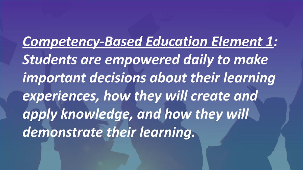 Aurora_Inst's tweet photo. "In a fully developed CBE system, every child gets their needs met to reach their full academic and social potential to thrive in a changing world." Explore the first six "CBE Starter Pack" posts to get started: https://t.co/7nBQraqfwx #CompetencyBasedEd #StudentAgency https://t.co/D2Ye7wuoAW
