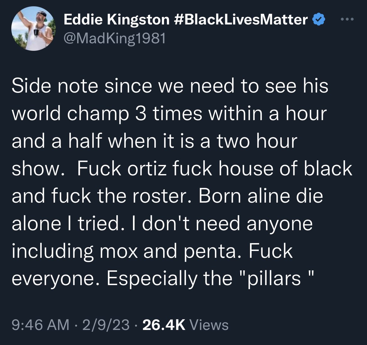 tylernoir's tweet photo. The best thing MJF did last night was keep pace with Takeshita in the ring. I need more of THAT from this particular World Champion. Also, Eddie ain’t always right and certainly has an agenda—but he ain’t wrong here:  #AEWDynamite https://t.co/kESMxesjMj