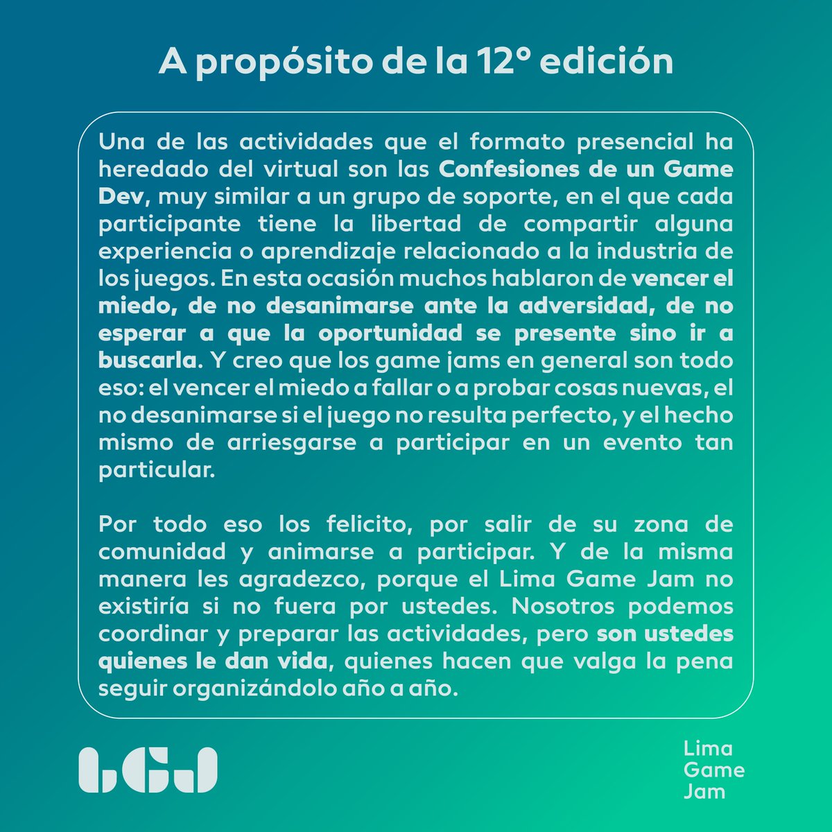 Lima Game Jam tweet media