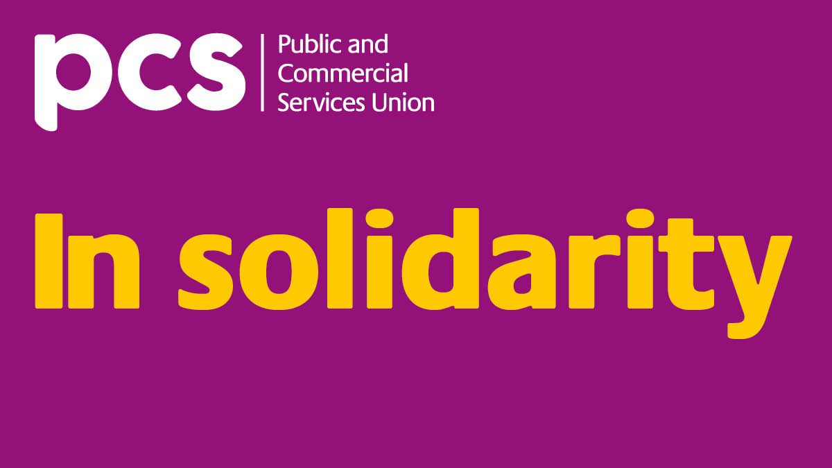 pcs_union's tweet photo. As #PCS members in DWP, the British Museum, APHA and DVLA start the next phase of our targeted strike action this week, find out about the strike action other union members are involved in. 
https://t.co/kYXW7GyUFc #solidarity #PCSonStrike https://t.co/QiJ8HRLLWy