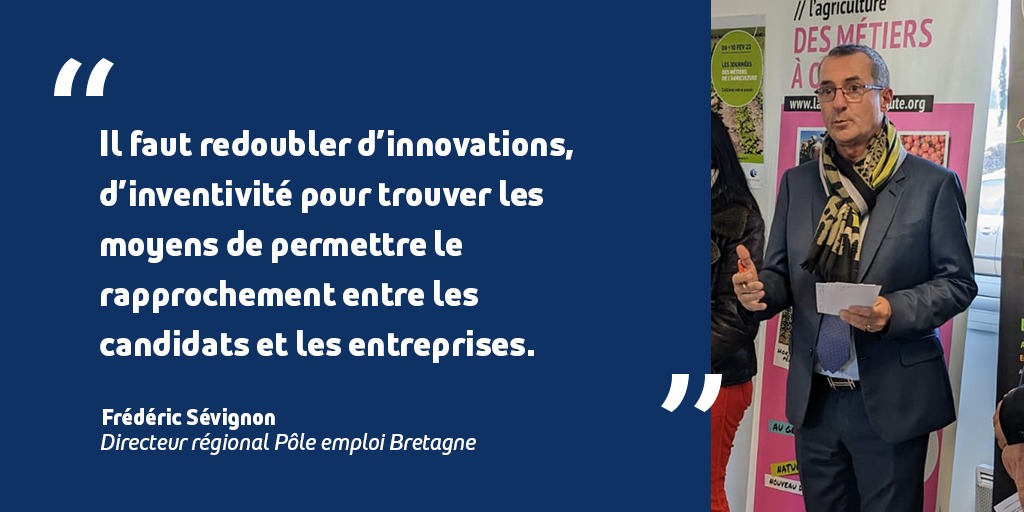 FSevignon's tweet photo. Ce 8 février, au lycée agricole de Kernilien à Plouisy, j'ai pu évoquer les Journées des métiers de l'#agriculture. Avec 82 événements en #Bretagne, Pôle emploi veut aider la filière à recruter.
https://t.co/gzAleNE4DX https://t.co/kTdD8V6NZv