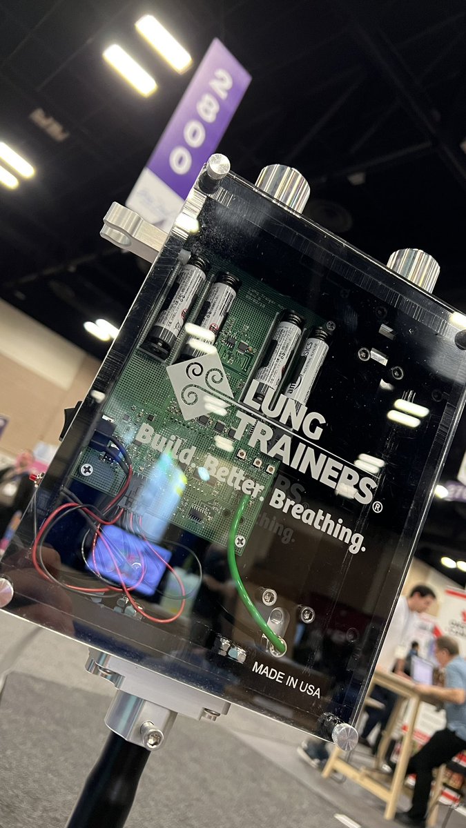 LungTrainers's tweet photo. Come see the latest #LungTrainers at #TMEA booth 2859! https://t.co/klfppL8FsB