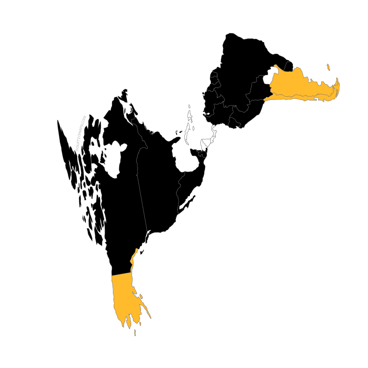 pokateo_maps's tweet image. Youuu&apos;re deththpicable!

#MapFailbruaryChallenge day 24 😲 Shocking correlations