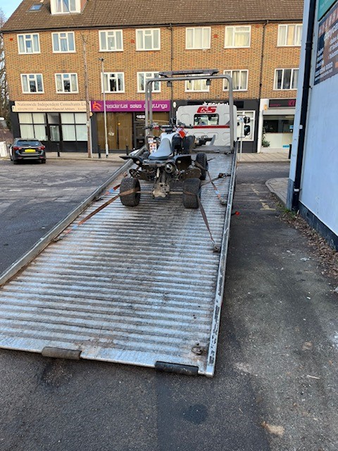 The bike has since been seized (as it was uninsured) and removed from the area . Thanks to the residents who contacted us regarding this issue #localpolicing #localknowledge