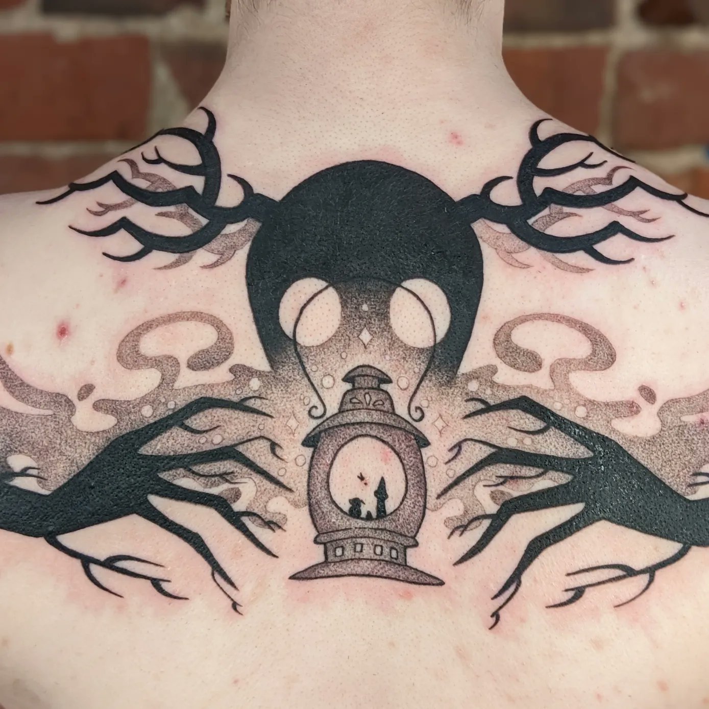 My Over The Garden Wall Tattoo finishing the colour next month  tattoo  post  Imgur