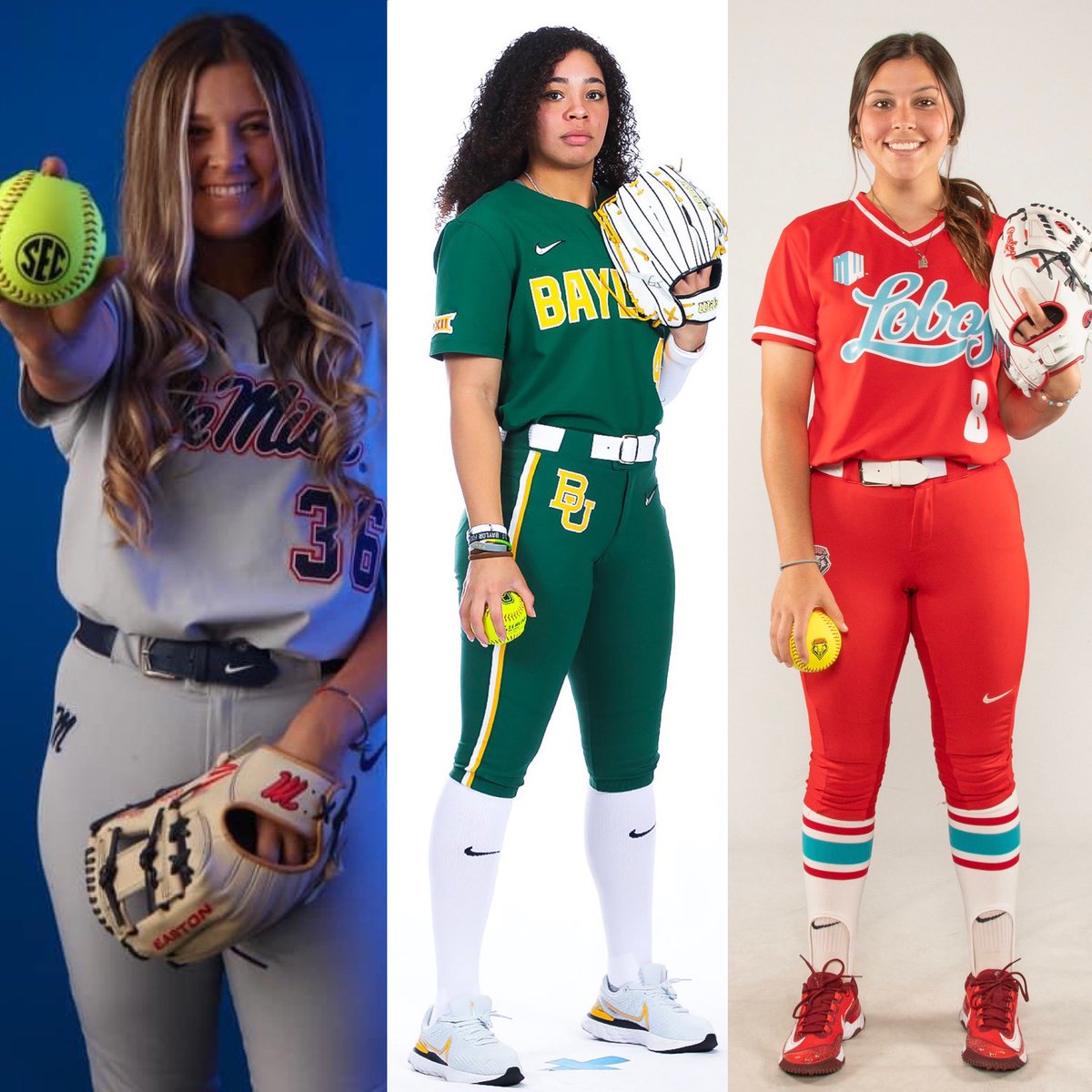 mommy2bellaeva's tweet photo. Vestal, Pritchett, &amp; Mitchell! All pitched, played &amp; graduated from Canyon High School! Today is opening day for them! Go get it girls!! #OleMiss #Baylor #UNM 🥎🔥🥎🔥 @DavissonDustin @CoachNickOlvera @CHS_coachbatey @hlong00 https://t.co/BJU6YAGUgj