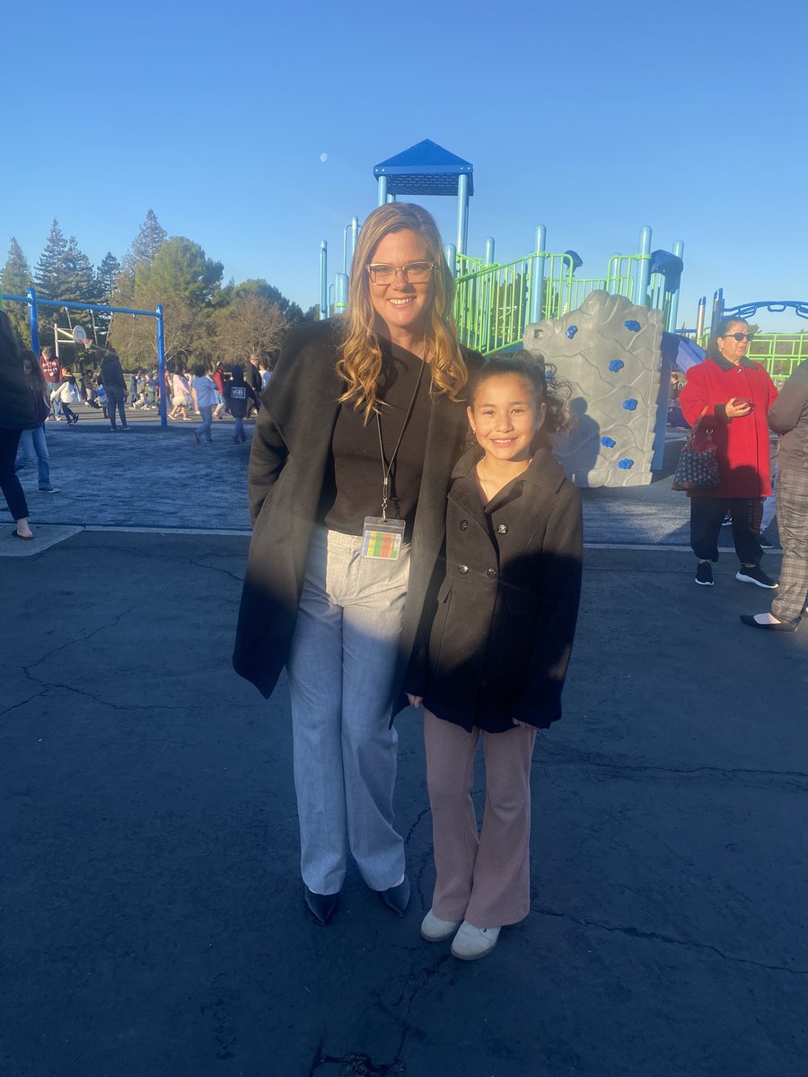 Me and my matchy on dress classy for kindness day @kijonesjags @fsusd @LisaLisalew @AlisonGuernsey