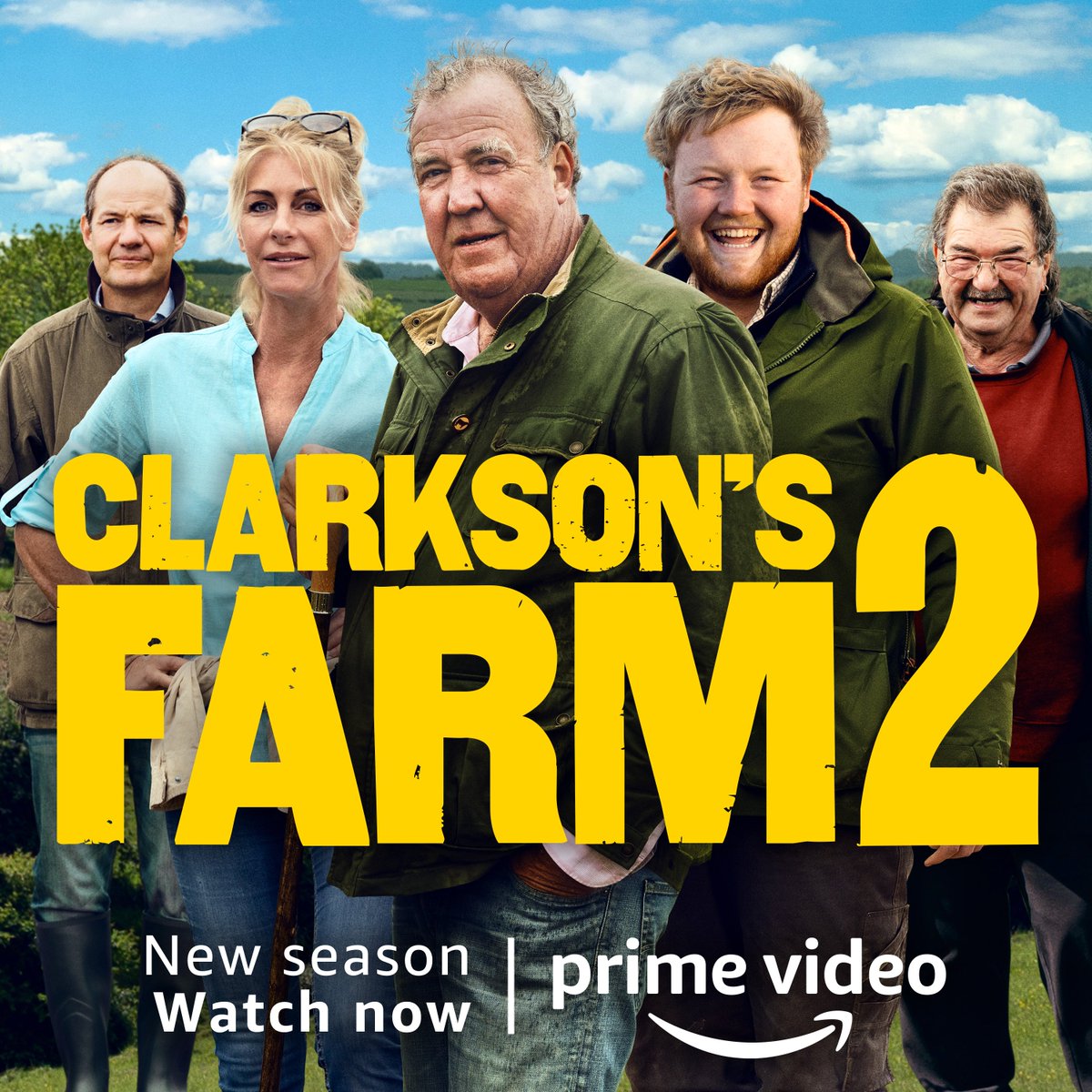 #ClarksonsFarm Series 2 is OUT TODAY, so you'd better get MOO-ving if you want to watch it all this weekend 🐄