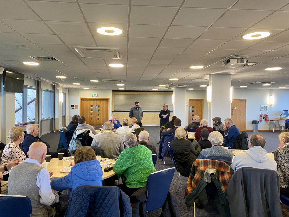 Leeds Rhinos Foundation (@rugbyleeds) on Twitter photo A huge thank you to <a href="/leedsrhinos/">Leeds Rhinos</a> General Manager, <a href="/Matthewcook1986/">Matthew Cook</a>, for joining us today as our guest speaker at the In Touch Dementia support group🙌
We all loved hearing about Matt's career in Rugby League, especially his new role with the Rhinos🦏 A huge thank you to <a href="/leedsrhinos/">Leeds Rhinos</a> General Manager, <a href="/Matthewcook1986/">Matthew Cook</a>, for joining us today as our guest speaker at the In Touch Dementia support group🙌
We all loved hearing about Matt's career in Rugby League, especially his new role with the Rhinos🦏
