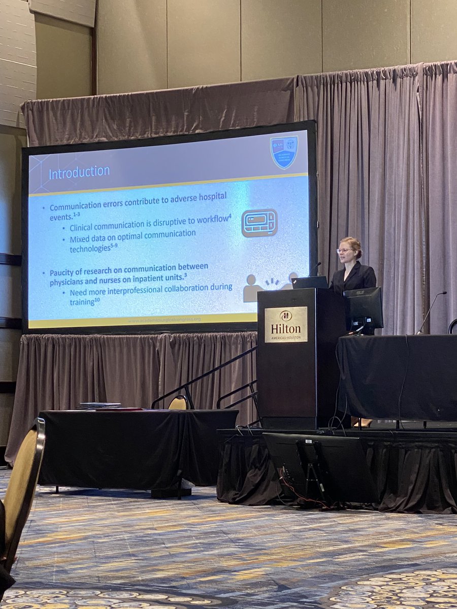 Dr. Laura Krecko presented her thoughtful and necessary work on improving nurse-physician communication funded by an AAS Research Award at #ASC2023. Endlessly impressed by my colleague and friend!
