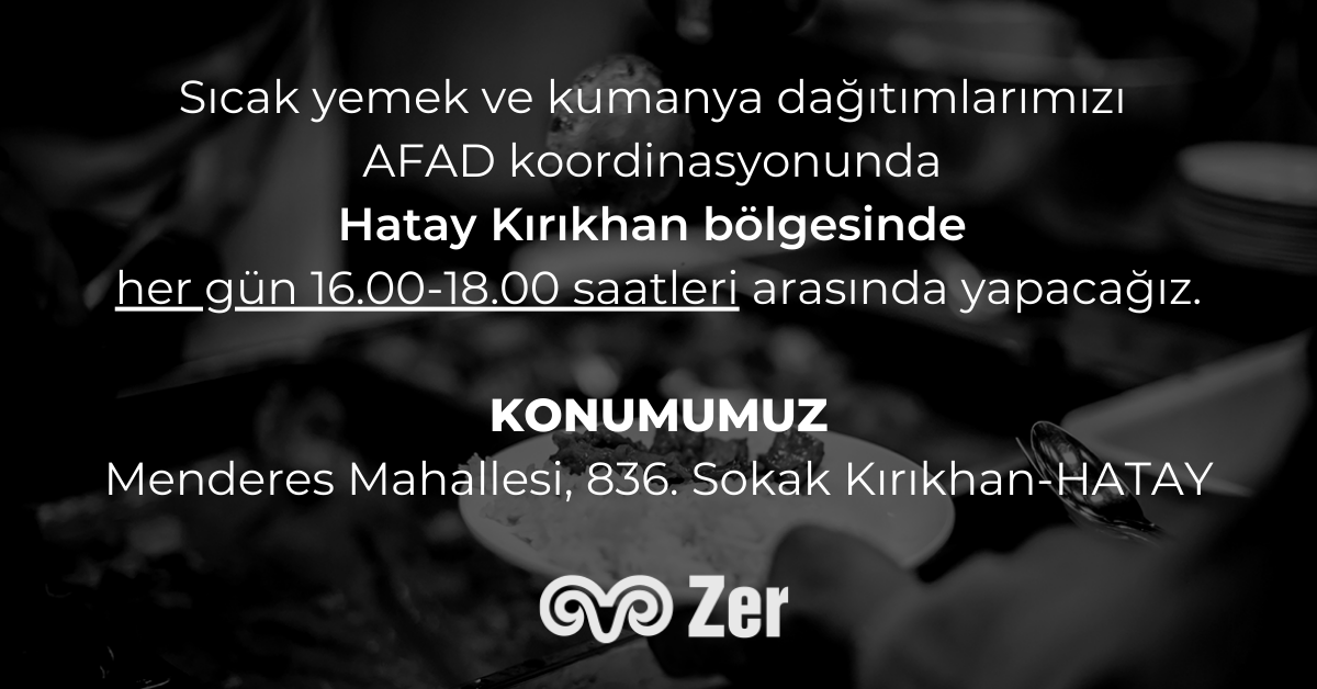 koczersatinalma's tweet photo. Sıcak yemek ve kumanya dağıtımlarımızı AFAD koordinasyonunda Hatay Kırıkhan bölgesinde her gün 16.00-18.00 saatleri arasında yapacağız.

Konum: Menderes Mahallesi, 836. Sokak Kırıkhan-HATAY

Zor günleri birlik ve beraberlik ile atlatacağız. https://t.co/sIBURzo3P7
