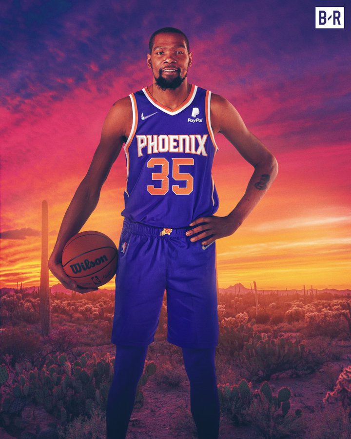 Worstelen markeerstift aangenaam Kevin Durant Will Wear Number 35 in Phoenix - Burn City Sports