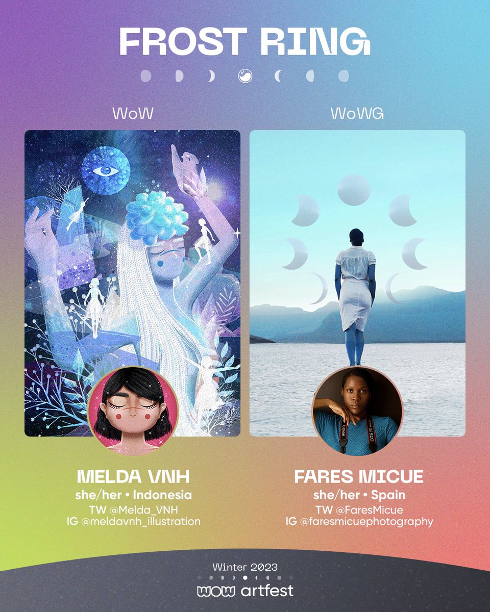 worldofwomenxyz's tweet image. gm to the Cool Blueminati 💙

Frost Ring #Artfest planet is open ❄️
artfest.worldofwomen.art
