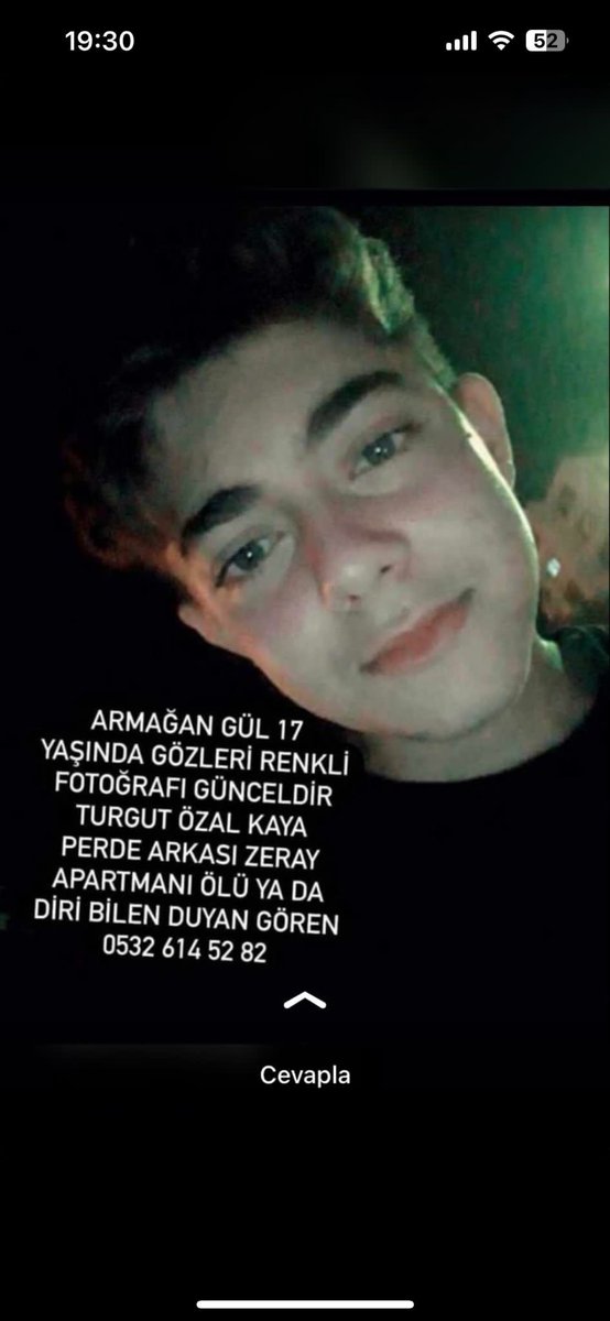 BahattinGokbey's tweet photo. Armağan gül 17 Adana da k iZeray Apartmanında idi kendisinden hiç bir şekilde bilgi alınamamakta gören duyan aşağı da ki numaradan iletişime geçebilir.
#adanadeprem #zerayapartmanı #deprem https://t.co/yBlQJjWKQ2