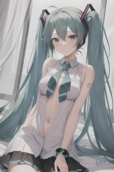 息抜きに #初音ミク #AIart 