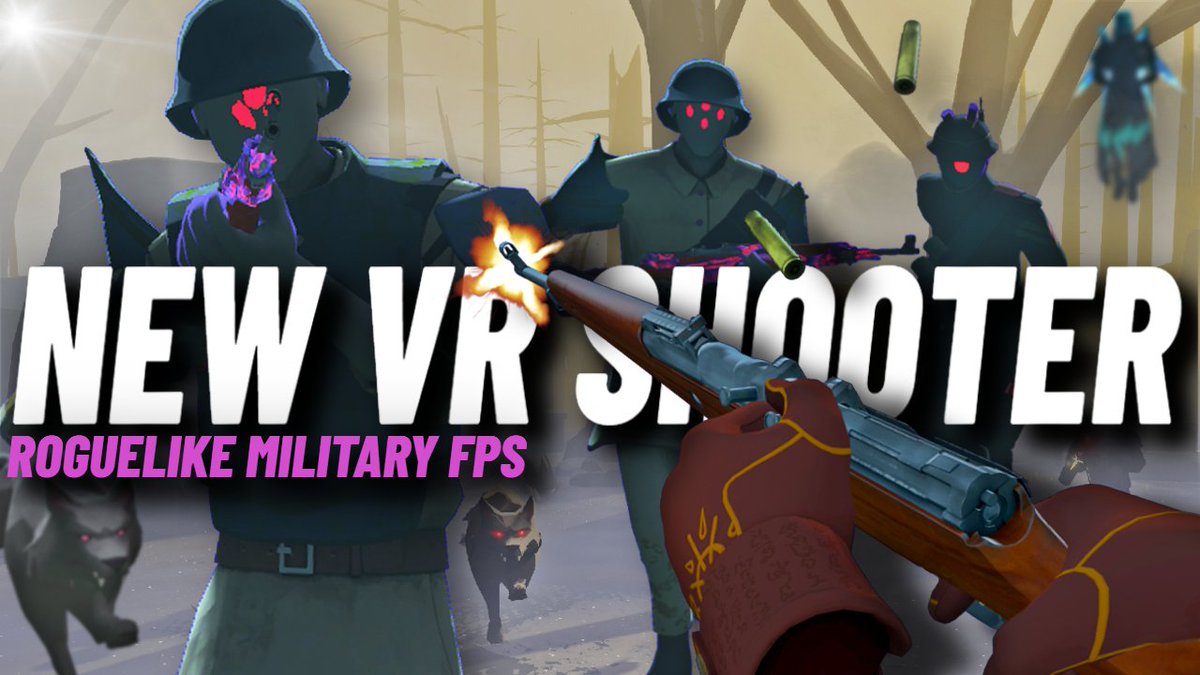 BeardoBenjoYT's tweet photo. I know it's very early days but The Light Brigade is the best new VR game I've played so far in 2023...

I am definitely the target demographic however (huge roguelike, Dark Souls &amp; single shot weaponry in games fan) ♥️

Coming to Quest 2, PC VR &amp; PSVR2

https://t.co/UEeIOPdbA2 https://t.co/FwY7YlaFjX