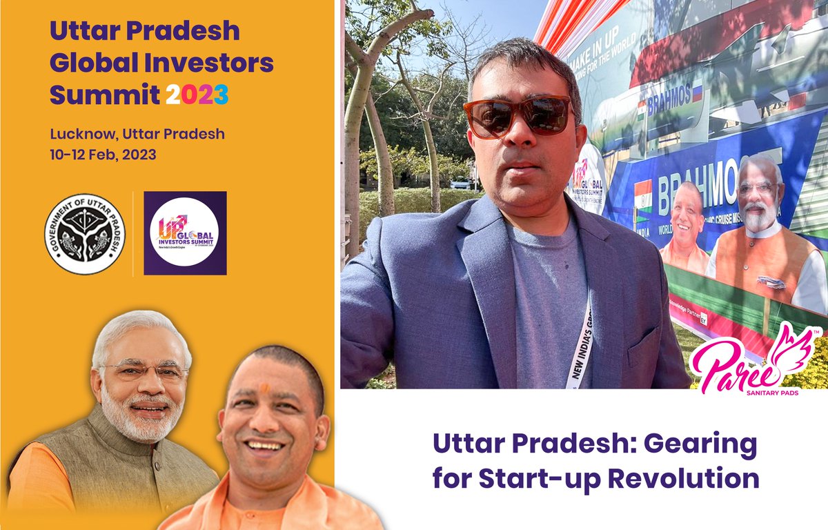 SootheH's tweet photo. Our Founder &amp; CEO @SahilnDharia will be speaking at the @InvestInUp 2023 in the presence of our Honorable PM @narendramodi  and CM @myogiadityanath. He will be sharing his thoughts on #UttarPradesh: Gearing for #Startup #Revolution and our brand @PareeGirl's contribution. https://t.co/T45XL0Ta6g