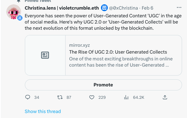 Christina tweet media