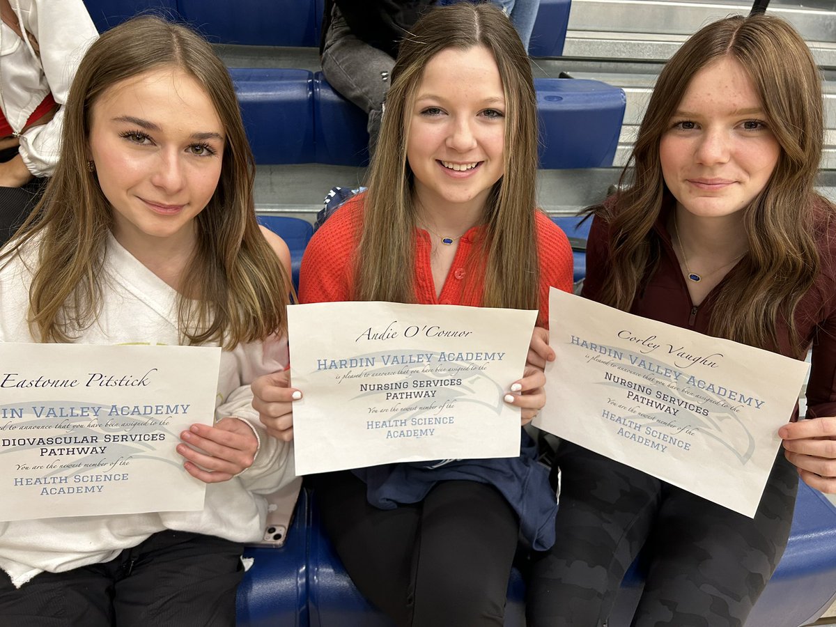 We are so excited to welcome our new Health Science members! <a href="/HVAGresham/">Bevin Gresham</a>