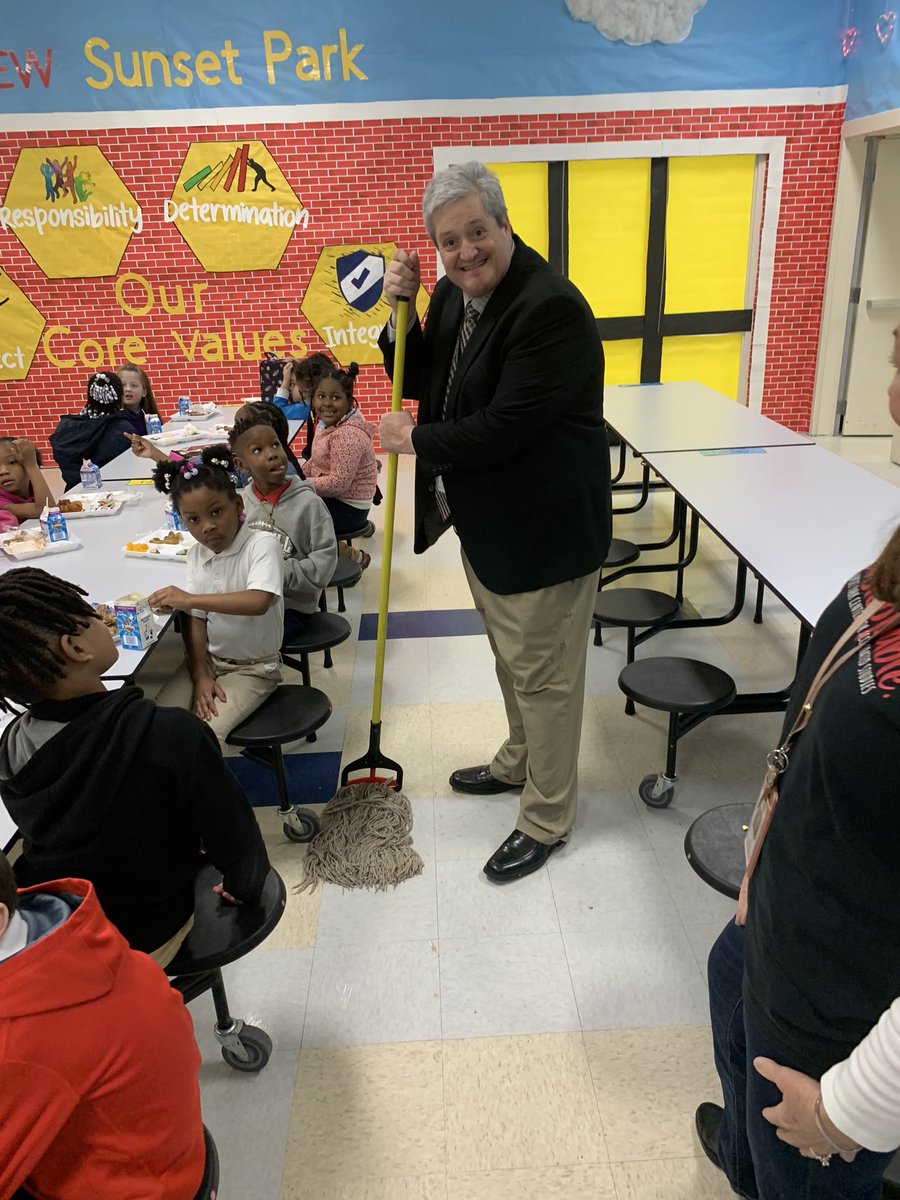 Our leaders are always willing to help out where they can. Thank you <a href="/Dr_John_Jones/">John Jones, Jr.</a> for being a kind, caring and compassionate role model to our children and staff. You are truly #RockSolid! <a href="/Sunset_Park_CAS/">Sunset Park</a>