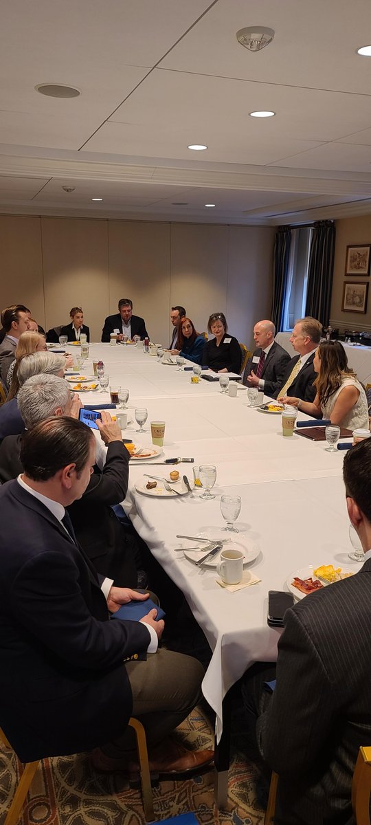 Thank you to everyone that joined us for breakfast this morning with Rep. Kevin Hern (R-OK)!