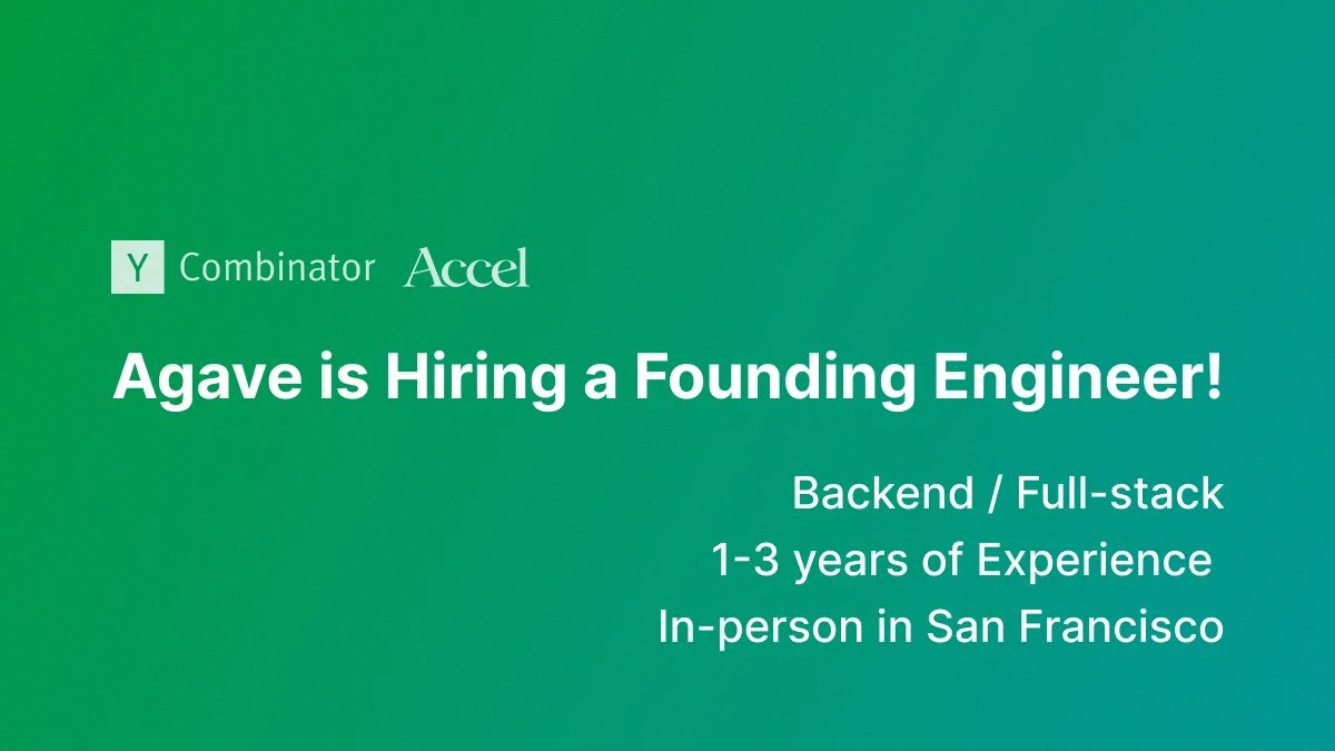 Agave API tweet media