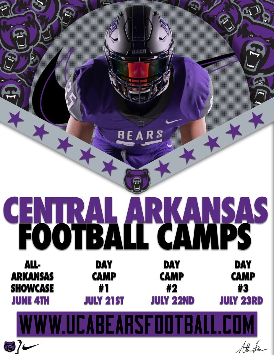 It’s never too early to plan your summer camp schedule!
Make sure you lock in your chance to show out on The Stripes!!
🐻 
#BearClawsUp #FearTheStripes