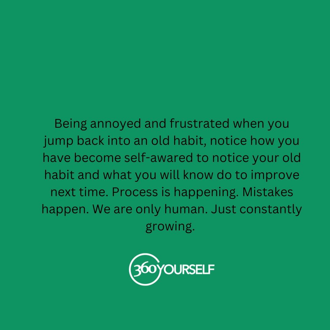 Yourself360's tweet photo. Old habits 

#habits #routine #selfawareness #Mindfulness https://t.co/pW1jNixlXJ