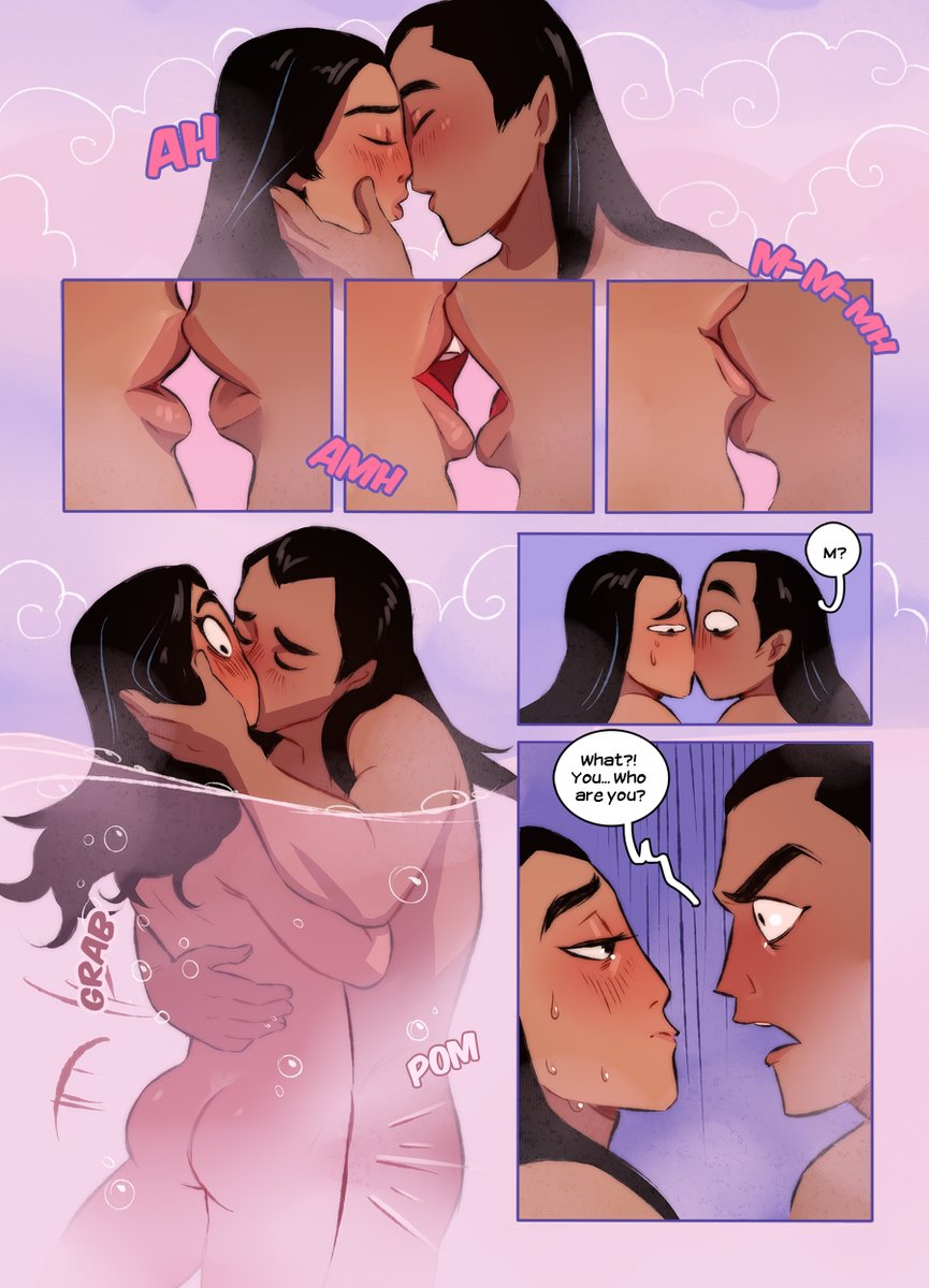 Ripushko's tweet photo. Wow! You got it really fast!
Check passed ✅
Further, in order to stretch the pleasure a little, I will make a post with an update once a day.
200 retweets, and tomorrow there will be new pages.

"Secret mission" Mulan reverse story. #rule63 #rule34 https://t.co/yyEakInDIj